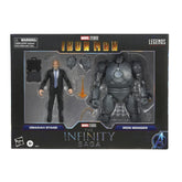 Marvel Hasbro Legends Series 6-inch Scale Action Figure Toy 2-Pack Obadiah Stane and Iron Monger Infinity Saga Characters, Premium Design, 2 Figures and 8 Accessories